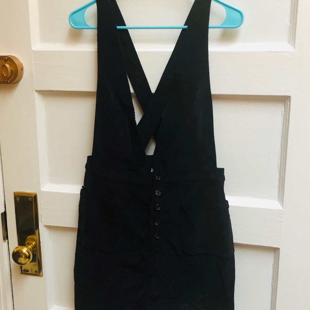 Corduroy free people overall dress